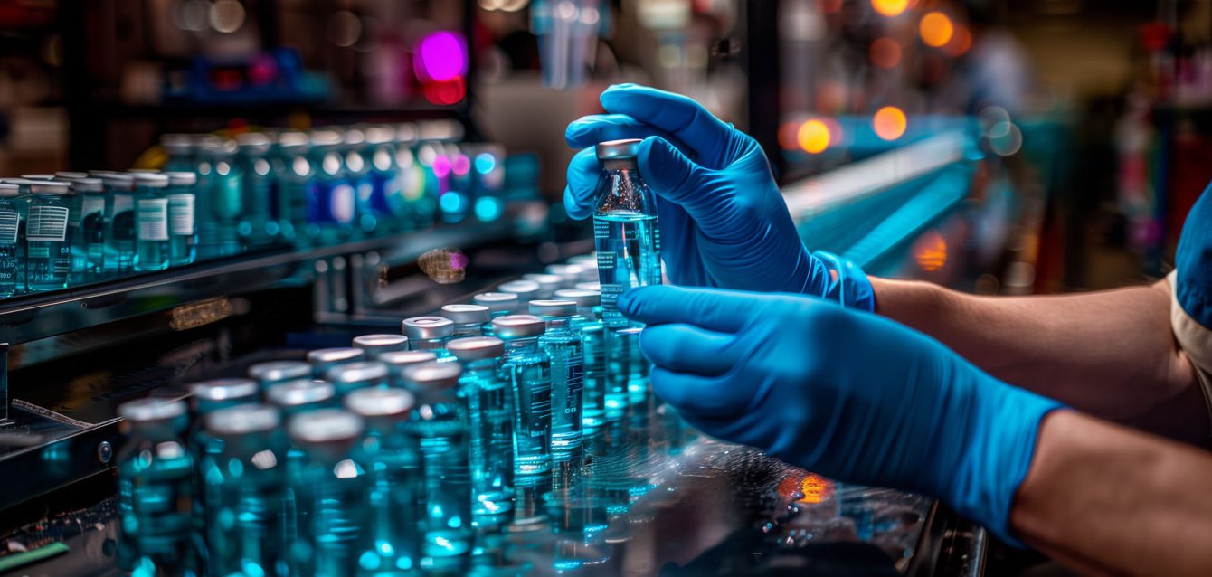 Dripping reagent into test tube with sample, closeup. Laboratory analysis